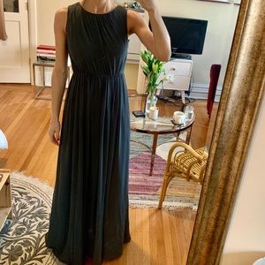 Formal gray/blue long dress